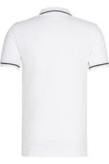 CK Tipping Slim Polo T-shirt J30J315603YAF J30J315603 YAF White