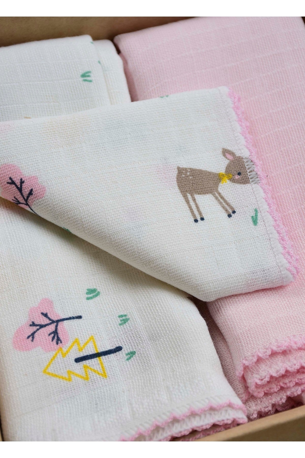 Boxed 2 Muslin Blanket 95X80 Cm