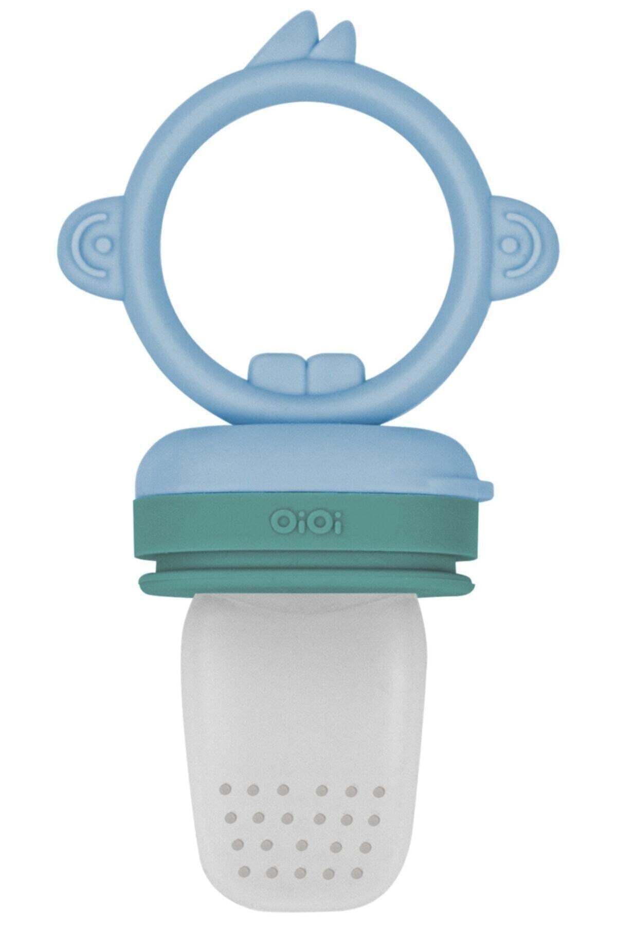 Puree Fruit - Vegetable Strainer - Spout 100% Premium Silicone Blue-green