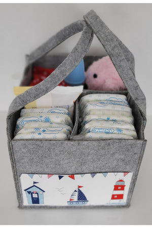 Handmade Multi-Purpose Felt Mother Baby Care And Organizer Bag Functional Organizer With Lid