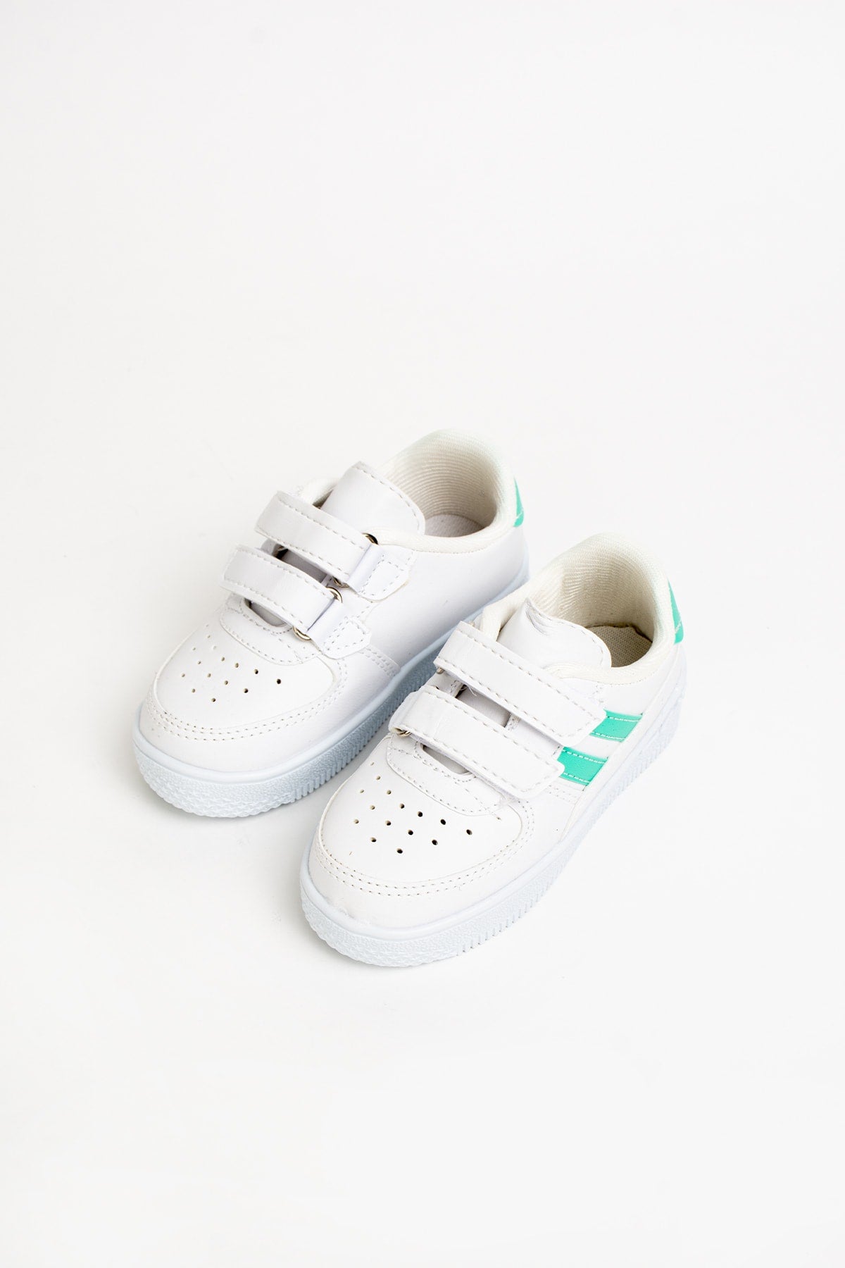 Kids White Green Sneakers Kids Shoes