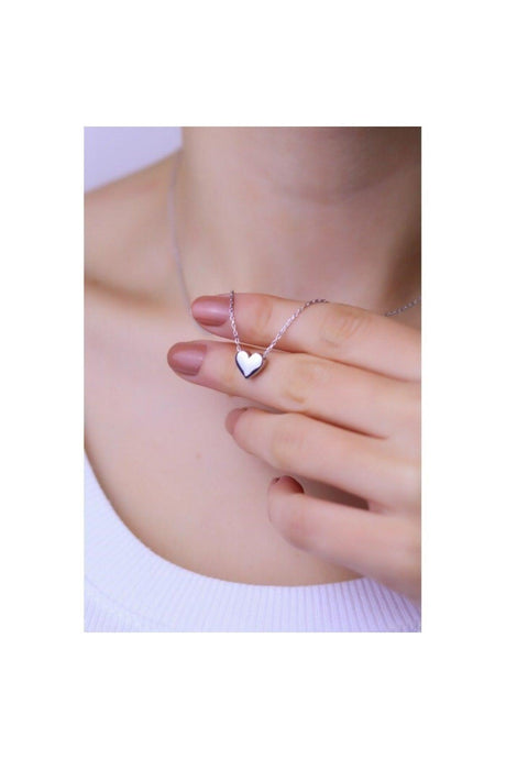Silver Color Combine Heart Necklace Star Necklace Kartier Nail Bracelet And Cube Combine Bracelet - 2277 - Swordslife