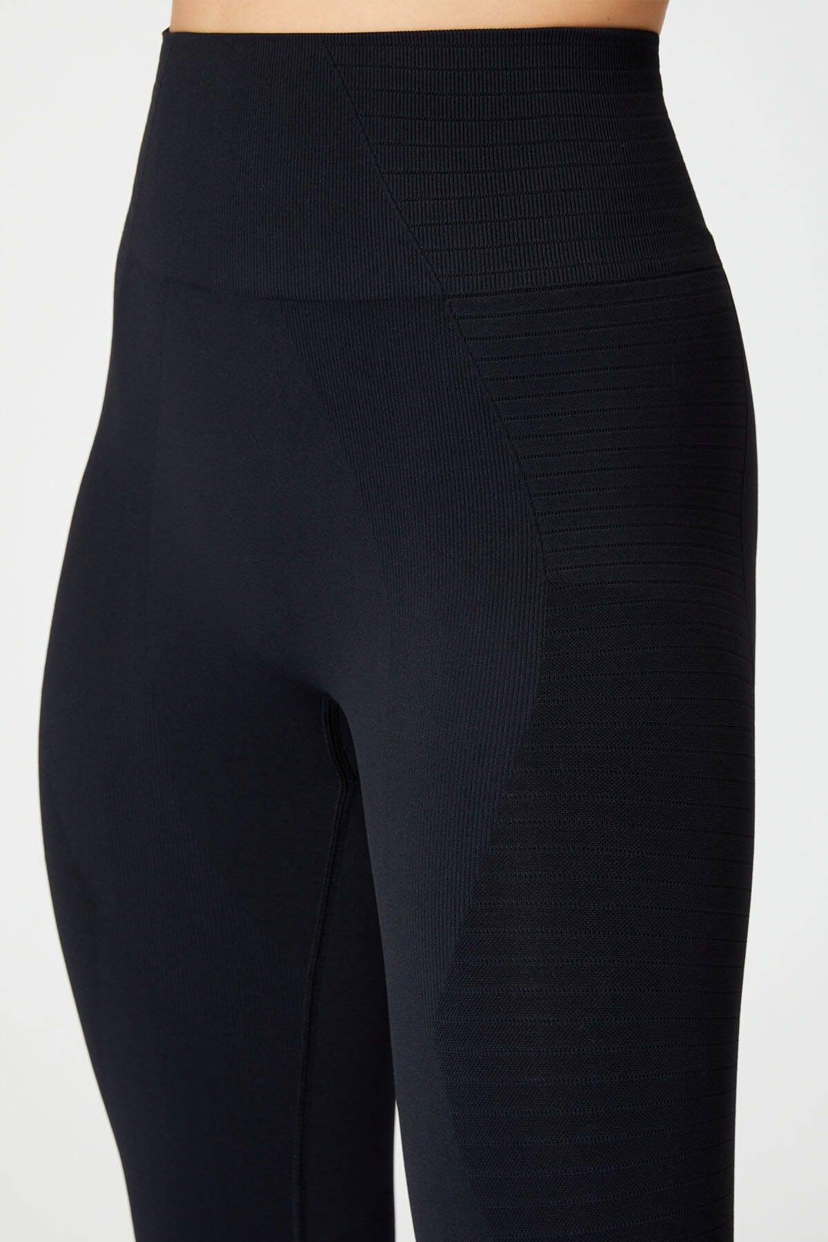Gela High Waist, Flexible And Gathering Sports Leggings Black - Swordslife