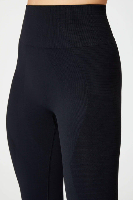 Gela High Waist, Flexible And Gathering Sports Leggings Black - Swordslife