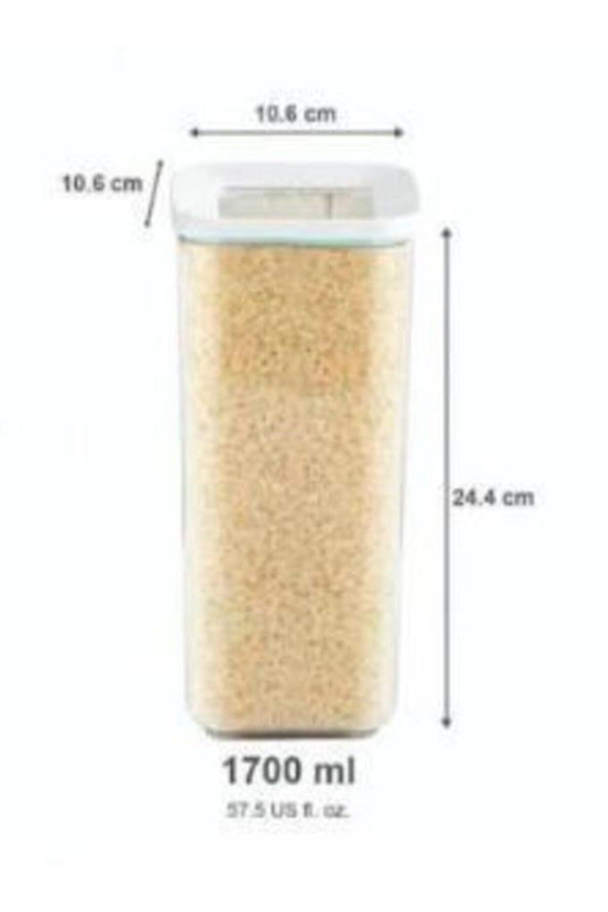 Large Size Storage Container 1700 Ml 6 Pieces