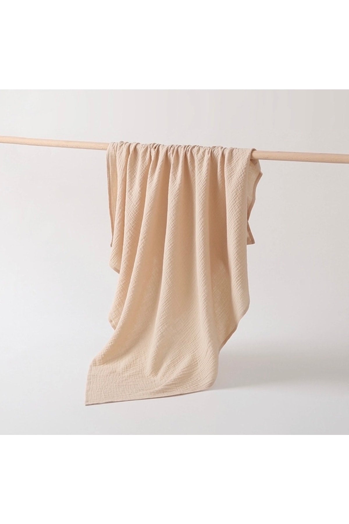 100% Organic Cotton Muslin Baby Blanket Double Layer 3 Piece Baby Blanket (80-80Cm
