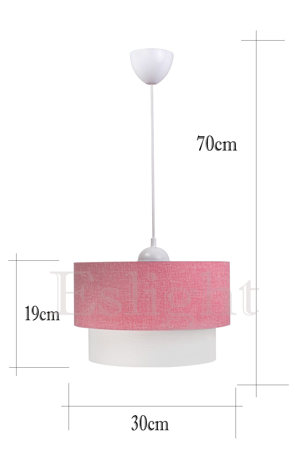 Pink Cake Single Pendant Lamp Young and Children's Room Chandelier