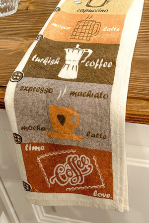Kitchen Cotton Printed 30x50 Cm Hand Face Kitchen Towel Soft Patterned Water Absorbent Towel - Swordslife