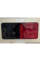 Colorist Family Bathrobe Set Black - Red - Swordslife