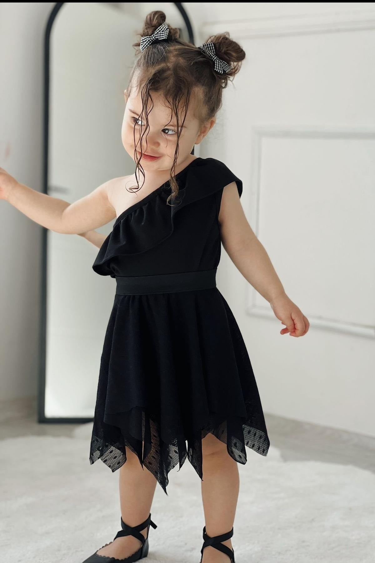 Girl'S Holiday Dress - Black