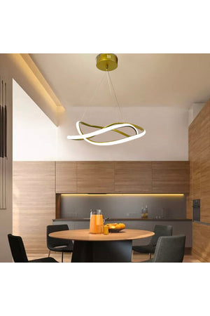 Gold Antique Led Chandelier Wave Led Chandelier