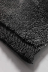 Tasseled Plush Non-Slip Floor Mat Set of 2 - Anthracite - Swordslife
