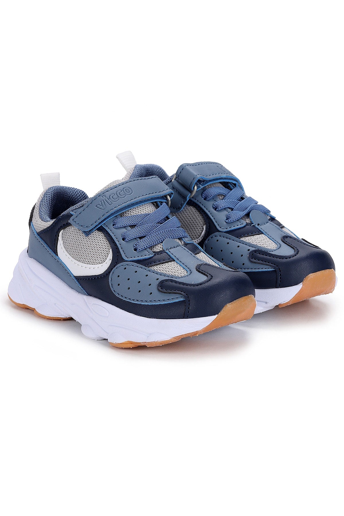 Blue - 346.21y.118 Niro Girls/Boys Sneakers with Velcro