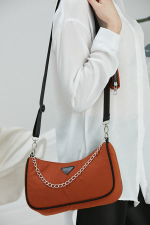Tile U6 Women'S Cross Shoulder Bag With Chain Strap Detailed And Adjustable Strap Wallet B:12 E:27