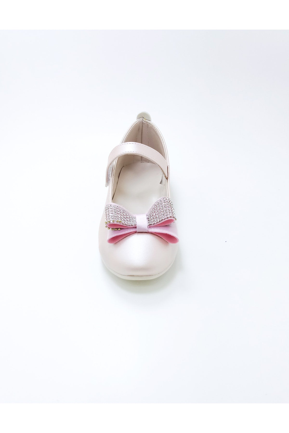 Girl'S Stone Bow Orthopedic Flats