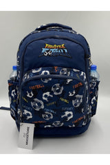 Begati Foil Fed Waterproof Fabric Orthopedic Kids Backpacks And First School Bag Set Football Pattern