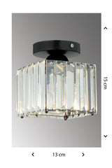 Plafonier Ceiling Black K-10 Chandelier