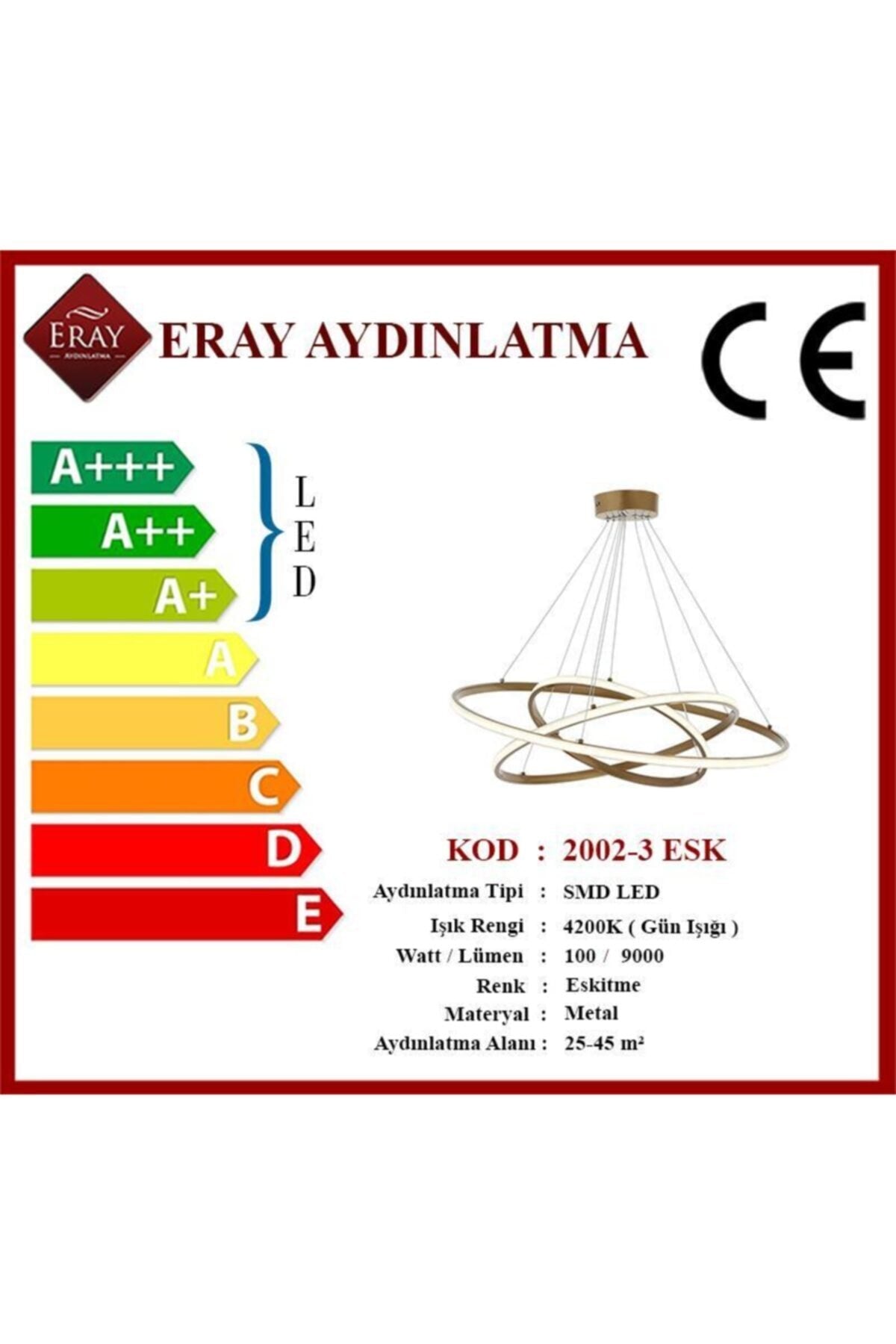 2002-3 Antiker LED-Kronleuchter