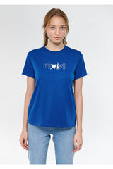 Cat Logo Printed T-Shirt Regular Fit / Regular Fit 1611478-32213 - Swordslife
