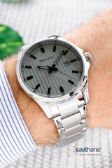 Men's Calendar Steel Wristwatch 178045