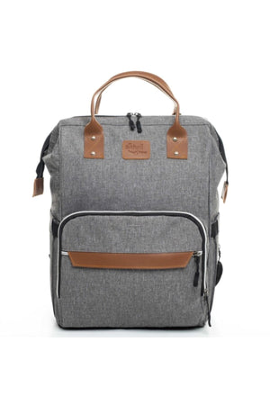 Schmutzabweisender, wasserdichter Thermo-Rucksack für die Babypflege mit Mutter-Baby-Motiv und 7-teiligem Feuchttuch-Set aus 100 % Baumwolle