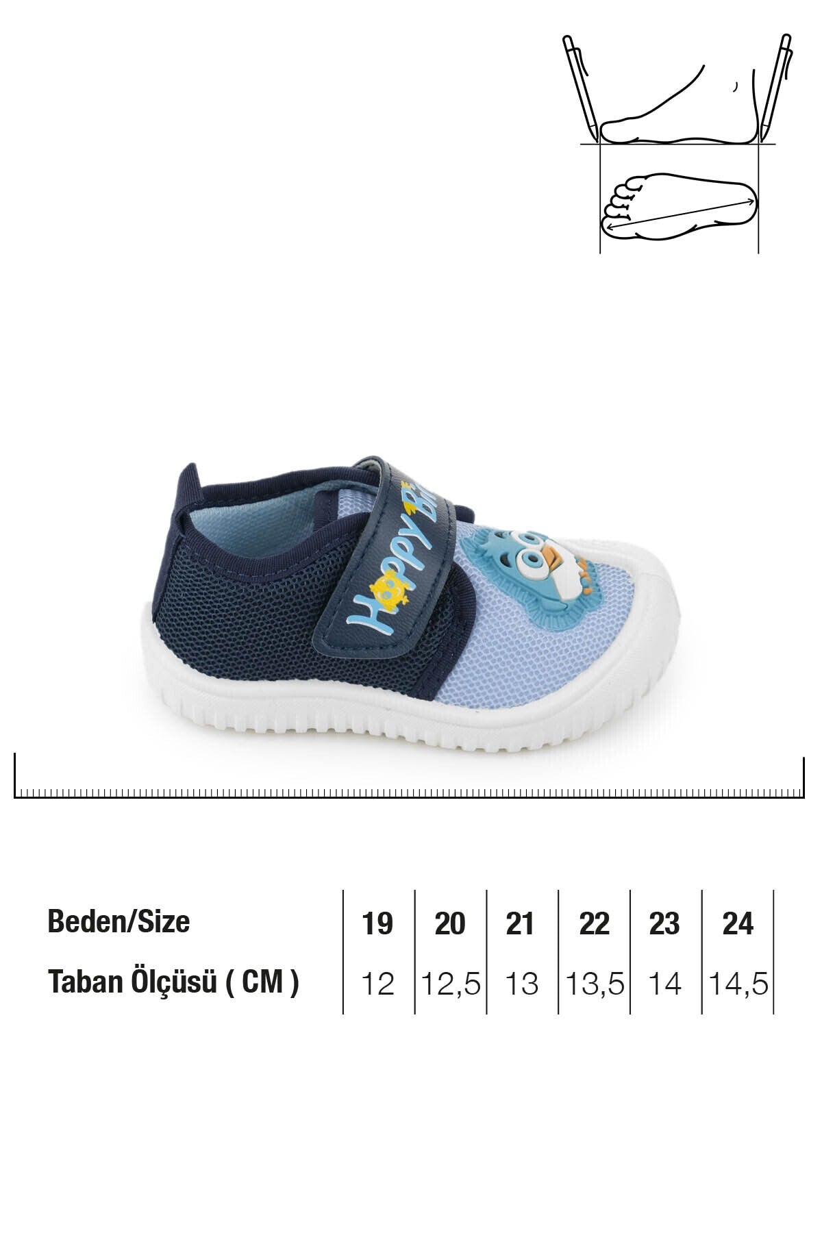 Sommer Bebe Männer Leinen Happy Bird Klettverschluss verstellbare Schuhe