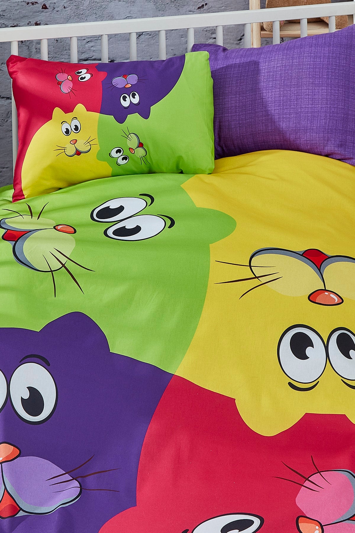 Digital Printed 3D Cotton Baby Duvet Cover Set