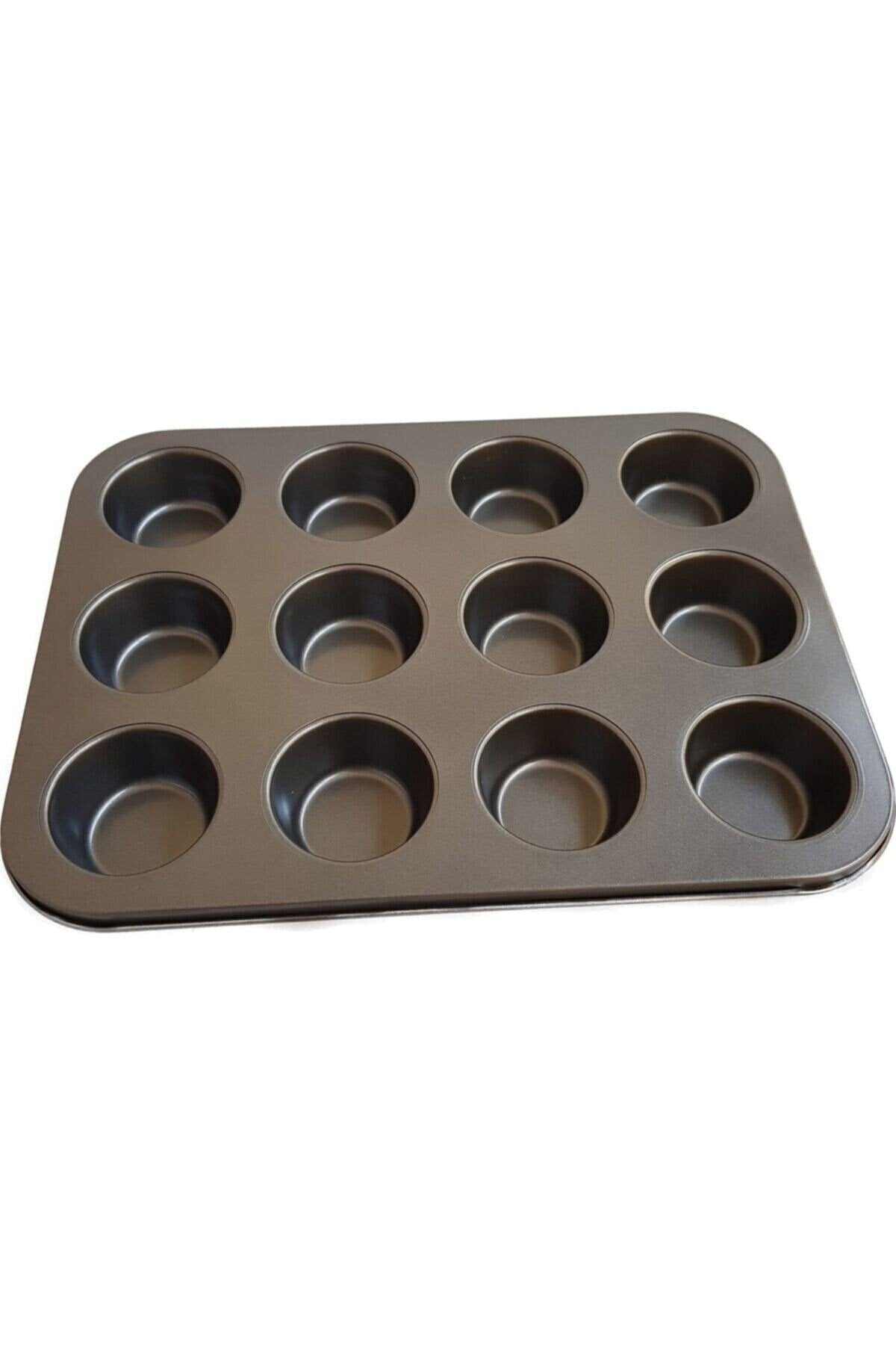 12 Piece Cake Mold Fireproof Non-Stick Muffin Cupcake Mold Cake Mold