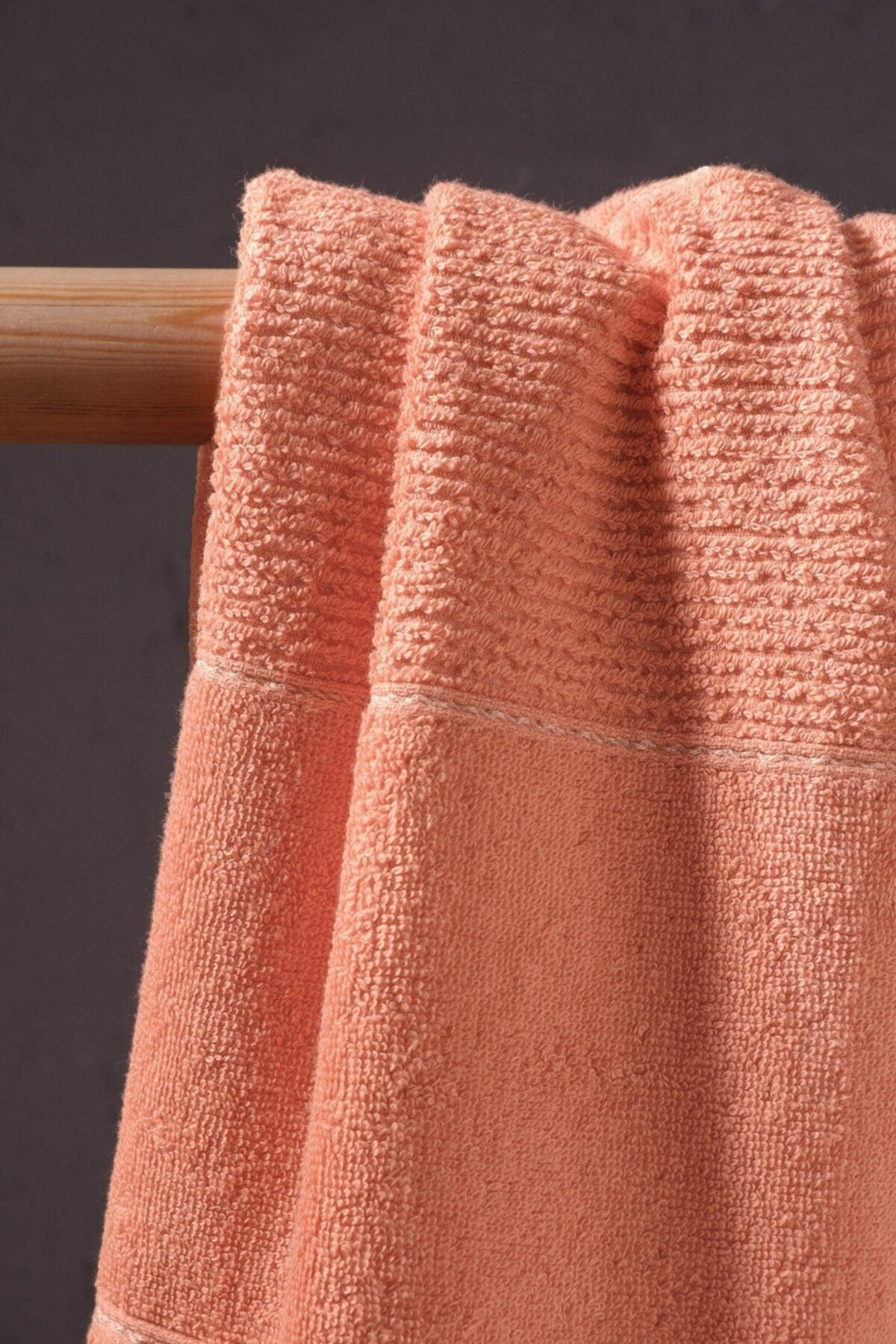 Carmine Bath Desert - Extra Soft, Modern 100% Cotton 70x140cm. 2 Bath Towels - Swordslife