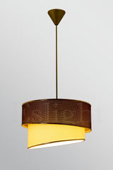 Ruzgar Modern Single Pendant Lamp Dark Brown Chandelier R.89kk