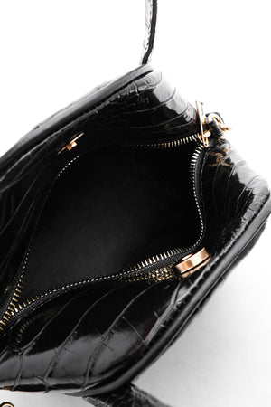 Women'S Hand & Shoulder Bag Larfe Black