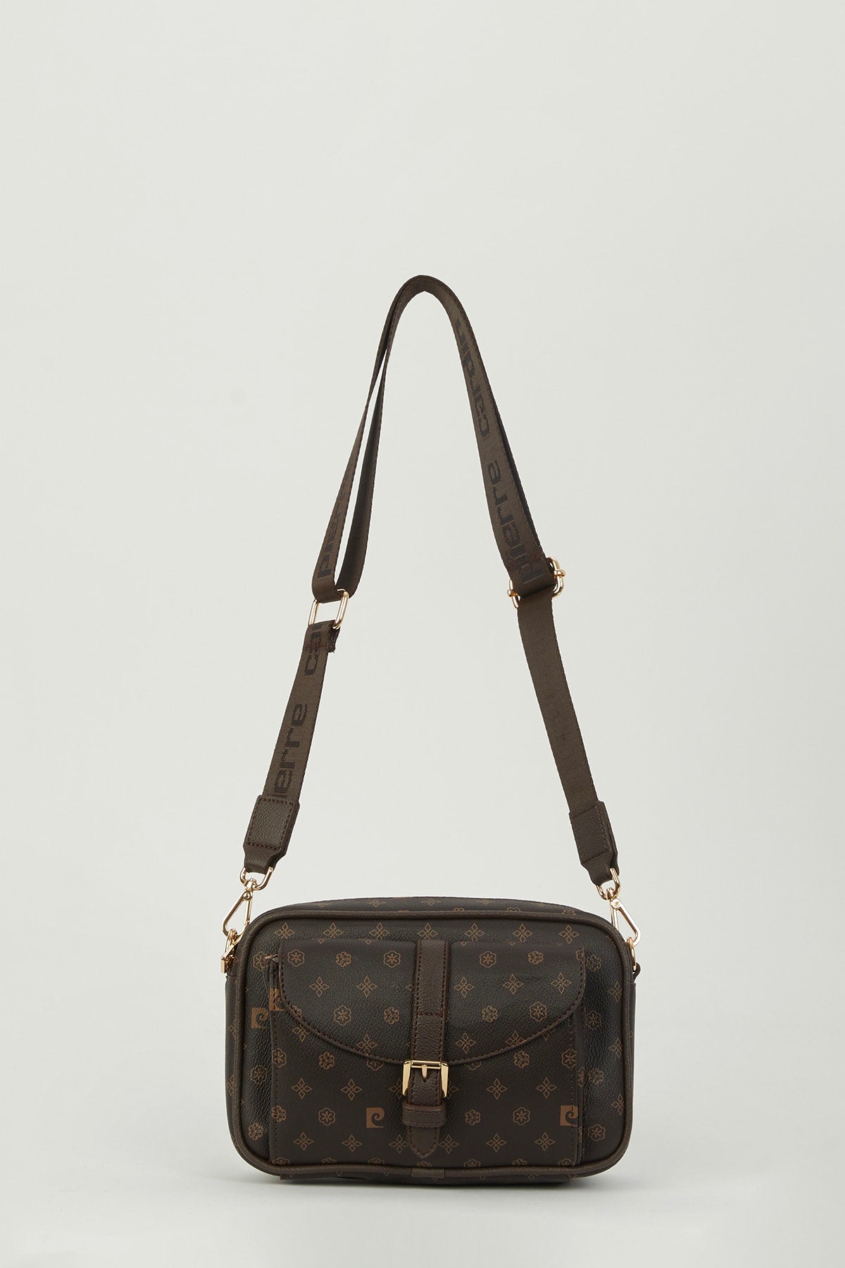 Coffee Monogram Women Shoulder Bag 05Po23Y1726
