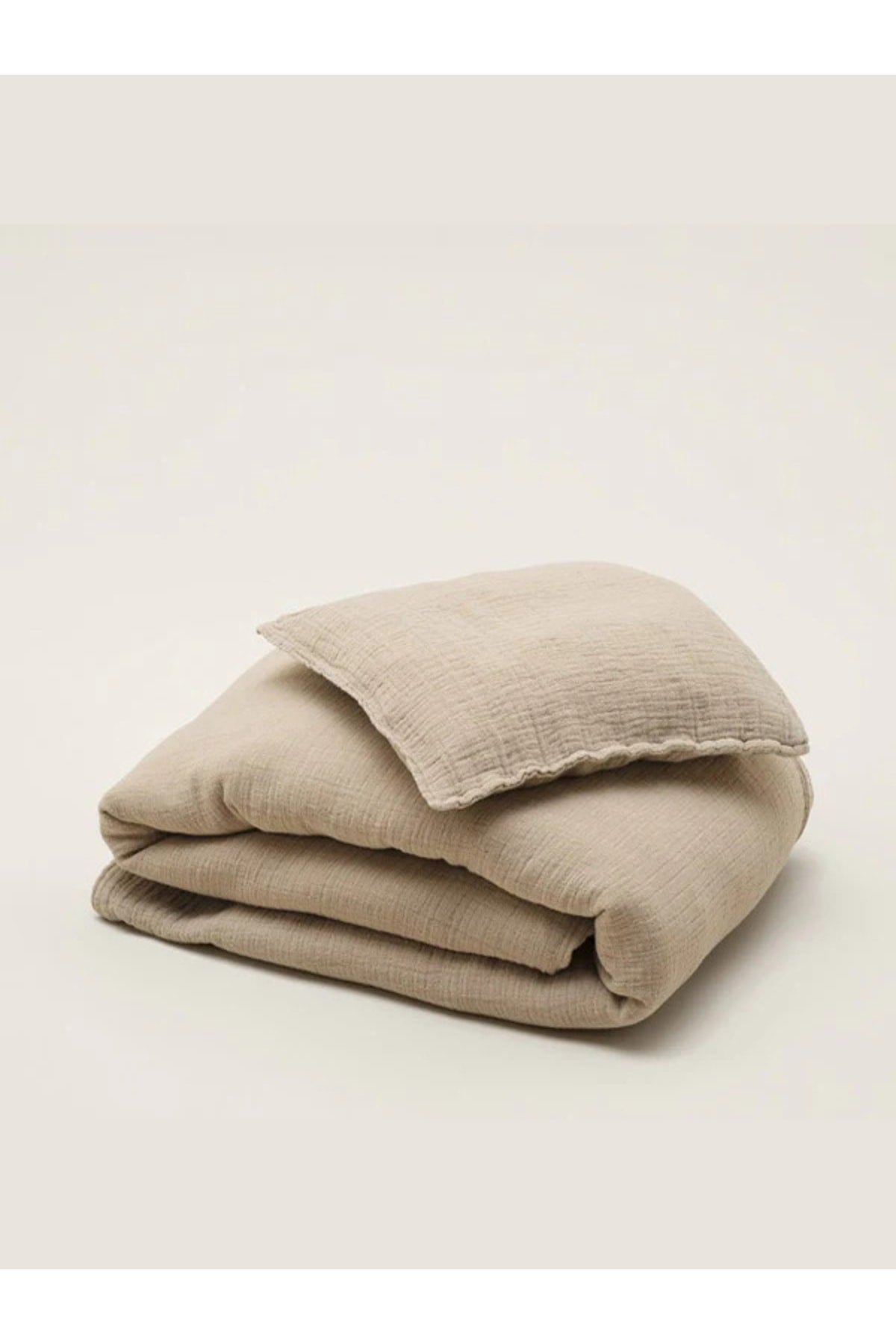Baby Duvet Cover Set 70X130 Cm 100% Organic Cotton +15 Cm Bed Height