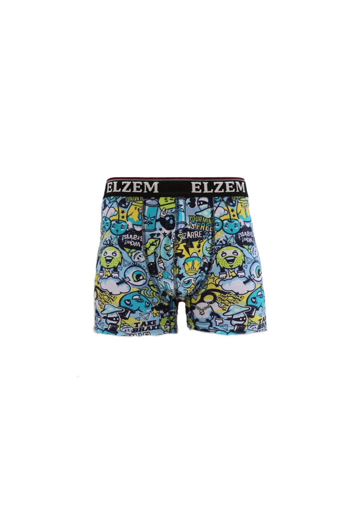 Gemusterte Herren-Boxershorts aus Baumwolle und Lycra in Premiumqualität im 5er-Pack
