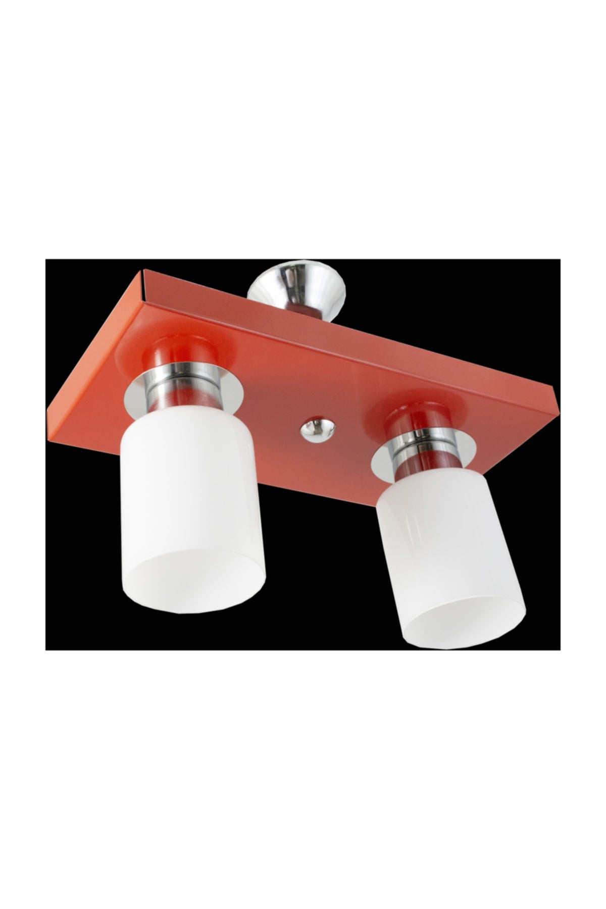 Double Modern Sports Model Rectangular Tray Red Chandelier