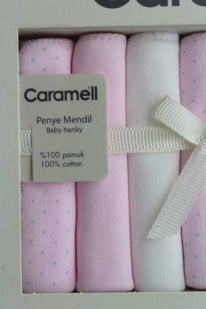 100% Cotton 7 Pcs Combed Cotton Baby Mouth Wipes (Baby Hanky) -20X20 Cm
