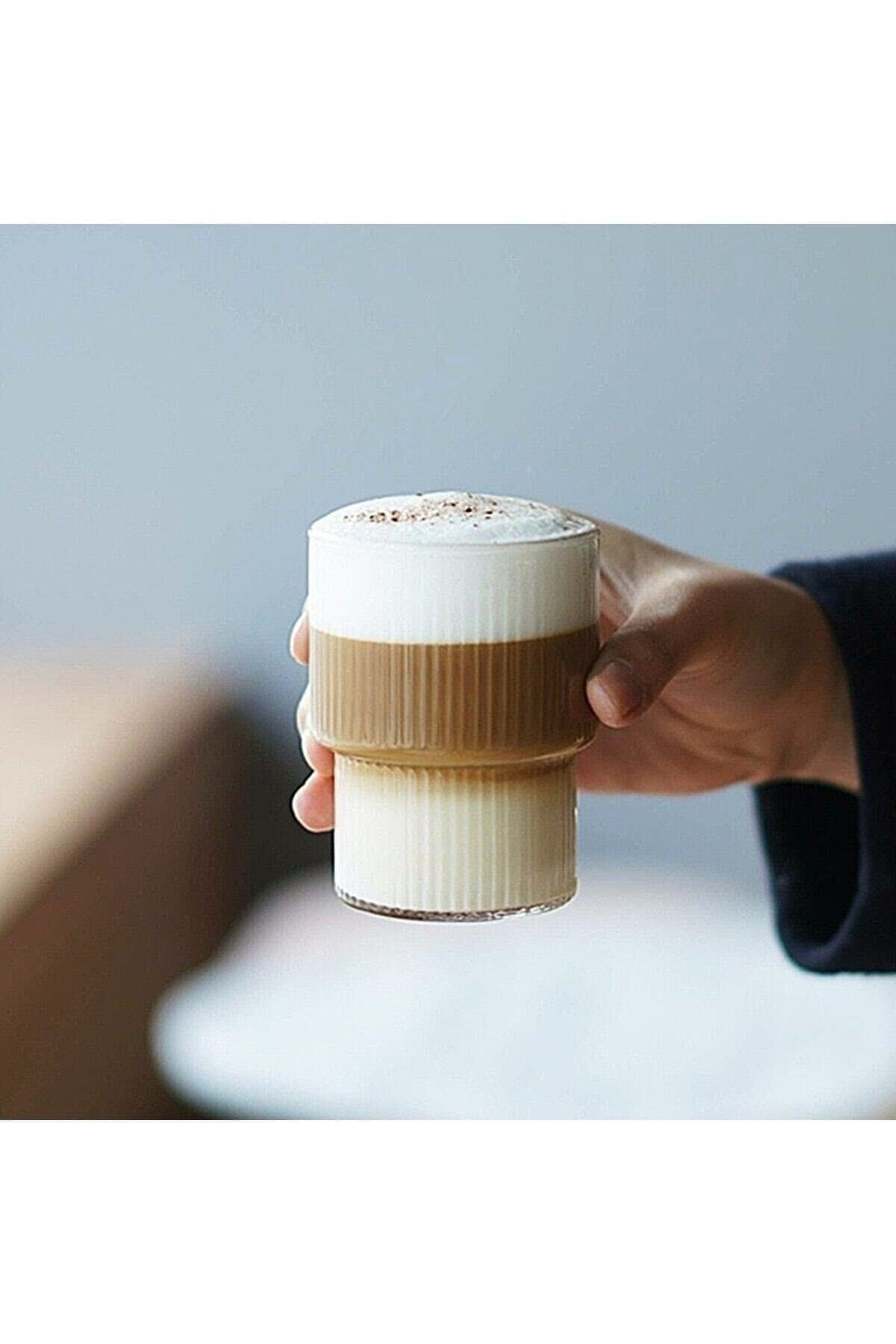 20 hitzebeständige 350 ml Borosilikatbecher im Origami-Stil | Kaffee- und Präsentationsbecher |