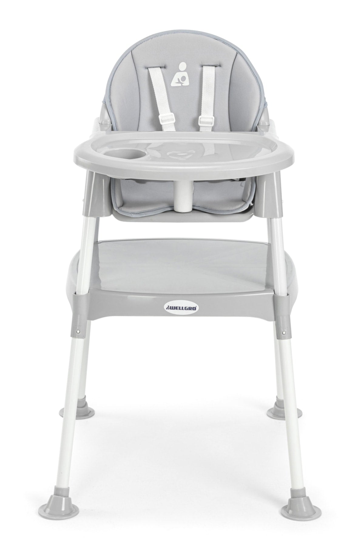 Pretty 3in1 Desk Highchair Gray