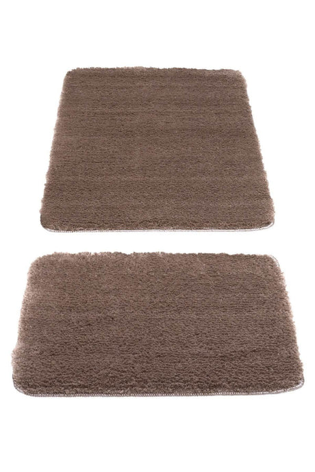 Segura Plush Mink Brown Non-Slip Floor Bath Mat - Swordslife