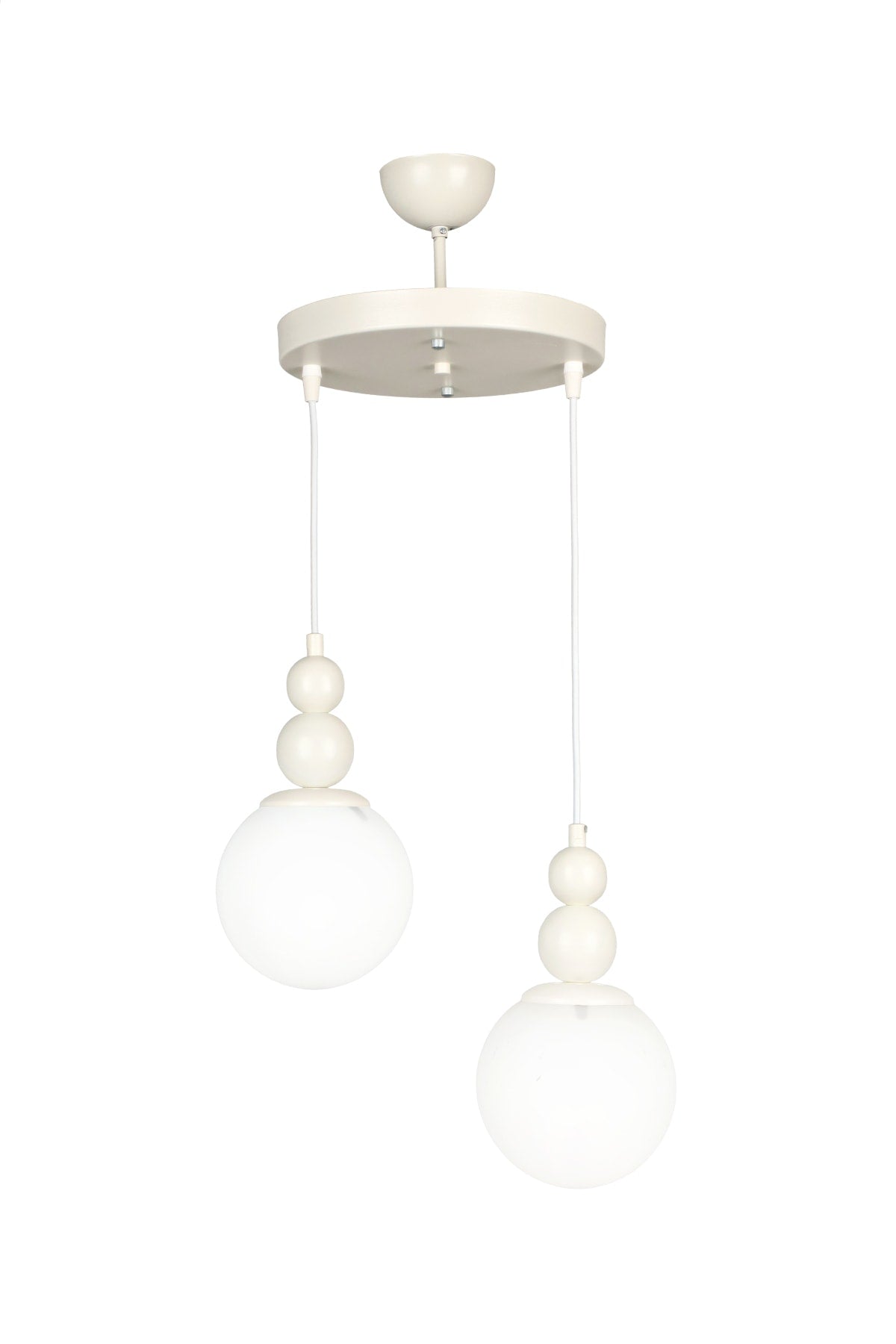 Infinite 2Nd Chandelier White White Glass