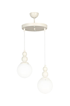 Infinite 2Nd Chandelier White White Glass