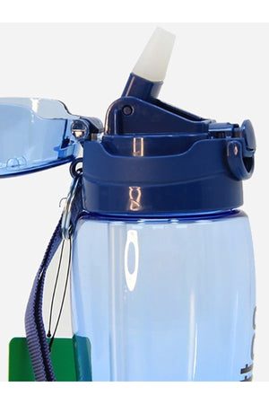 United Colors Of Benetton Automatische Wasserflasche mit Deckel Blau