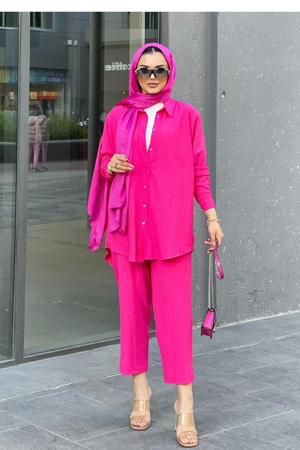 Women's Hijab Suit with Pants - Swordslife