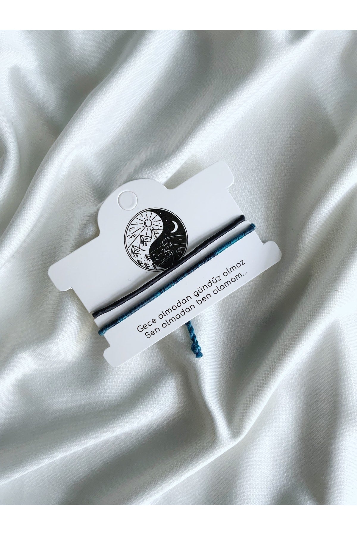 Ying Yang Couple Bracelet Set 2 Pcs Won'T Be Without You Bff, Couple, Friendship, Lover Bracelet