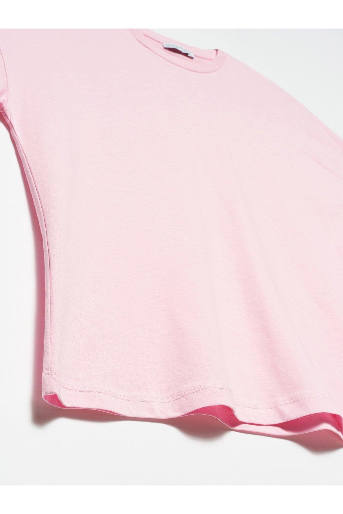 3683 Basic T-shirt Light Pink - Swordslife