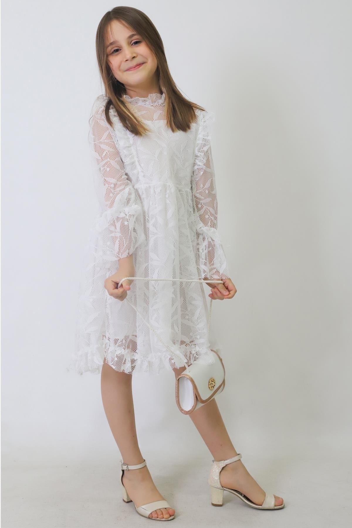 Girl Summer Dress With Bag (2026 New Season 134)
