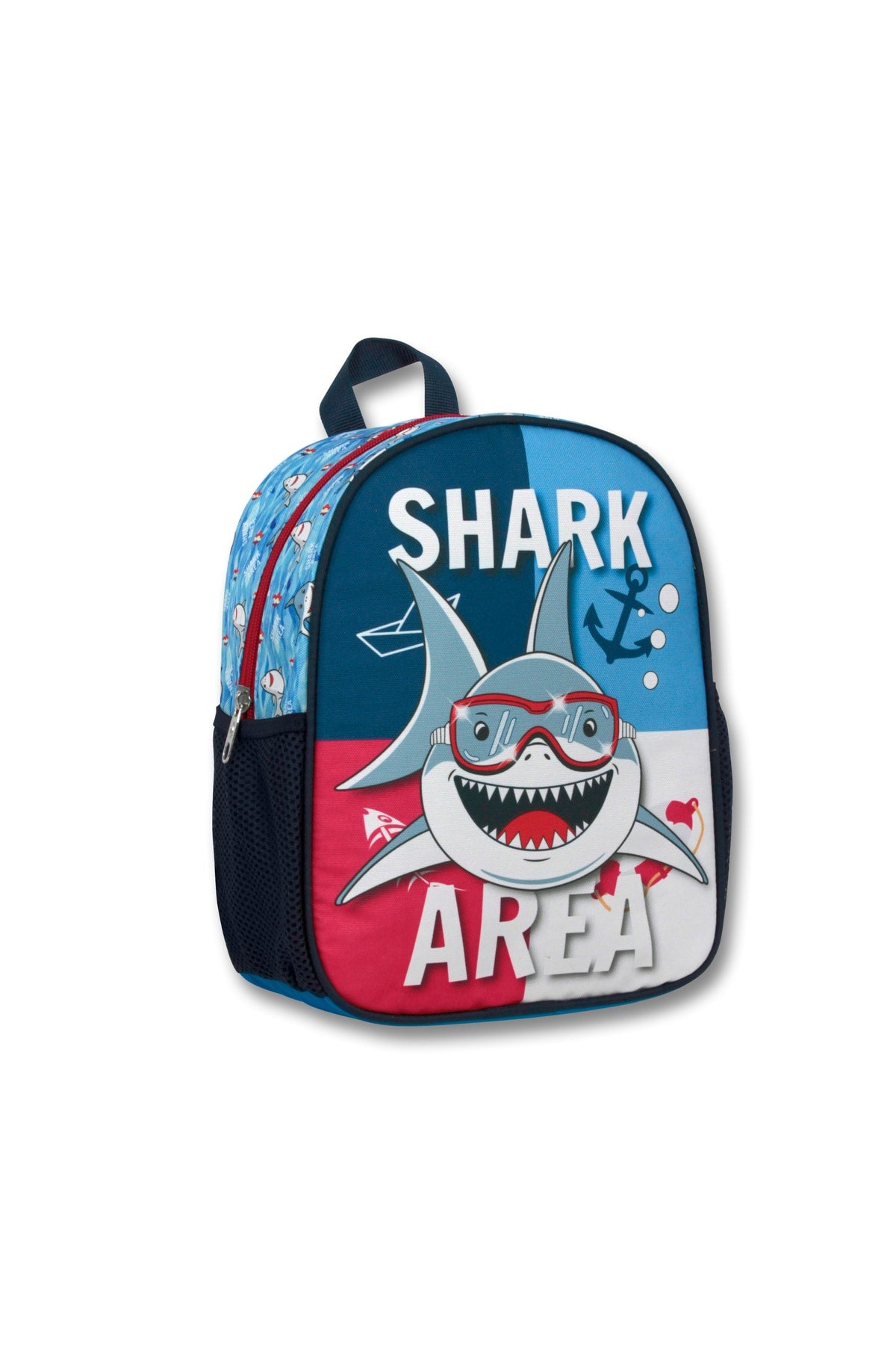 -Umit Bag Shark Kindergarten Bag Lunch & Pencil Bag Set