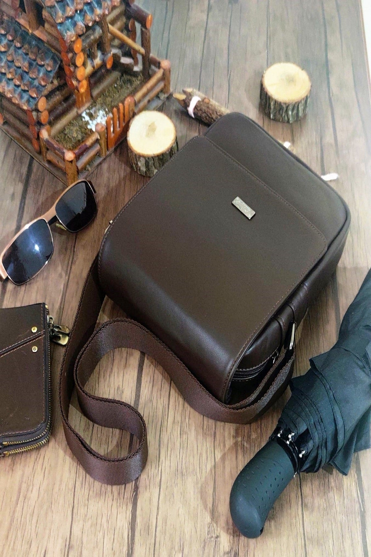 2022 Trend Men'S Genuine Leather Bag Shoulder Strap Messenger Designer Bag