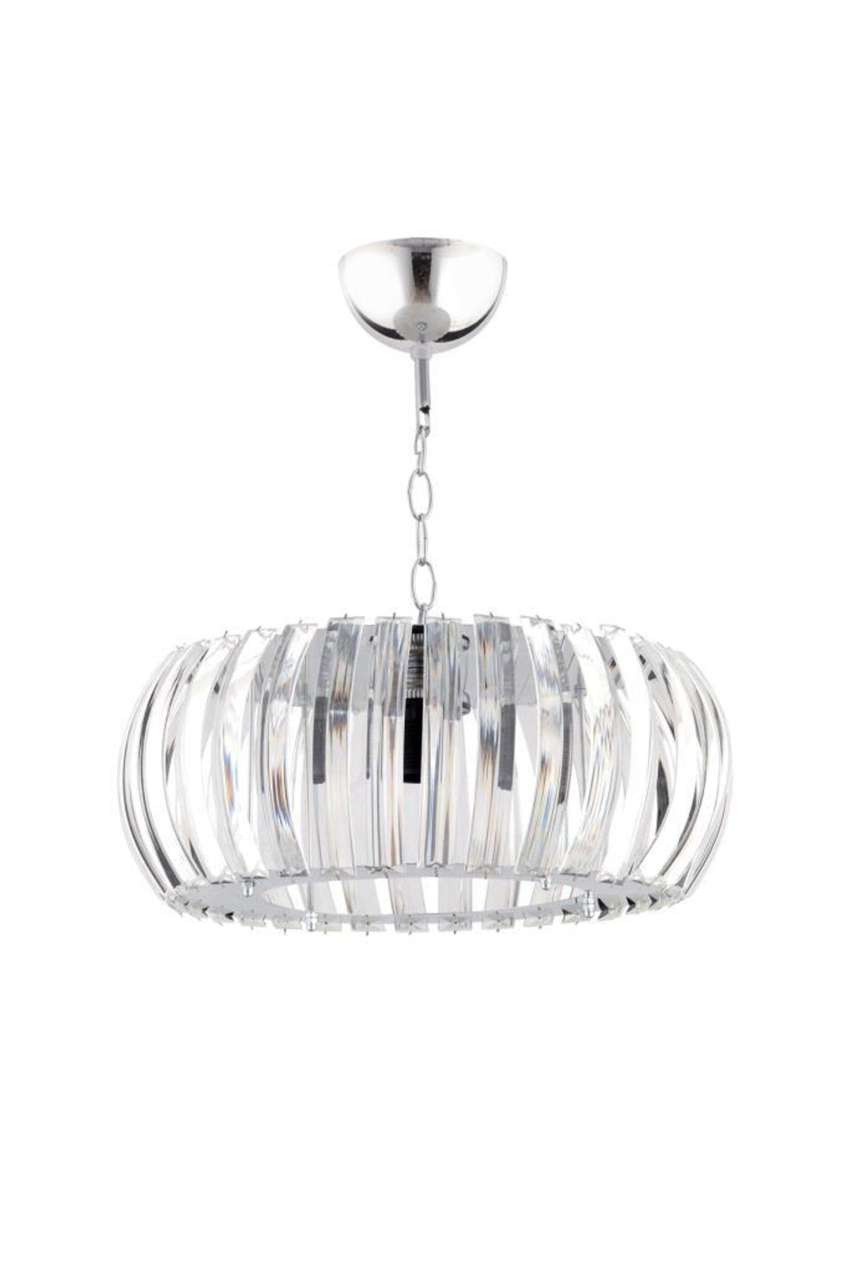 Venus Silver 25 Cm Plumbing Crystal Stone Chandelier