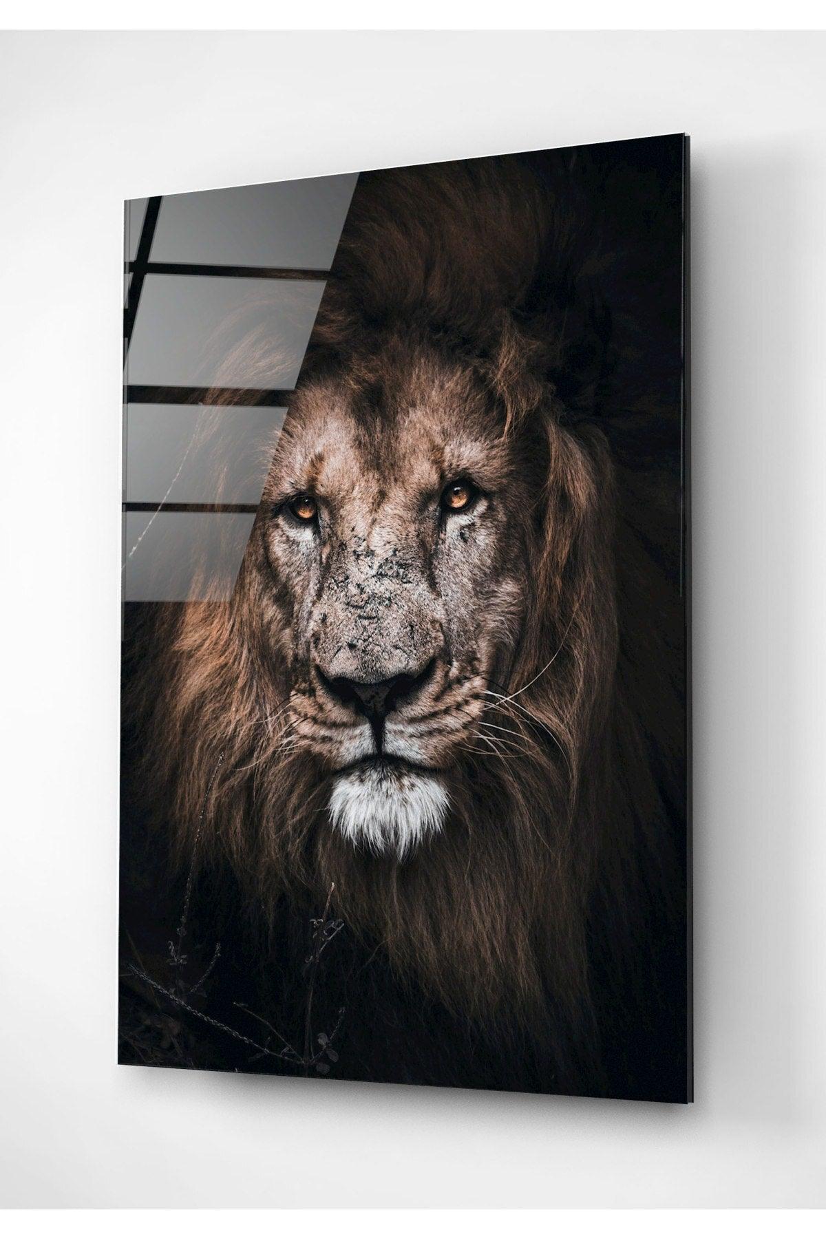 Lion 2 Glass Painting - Swordslife